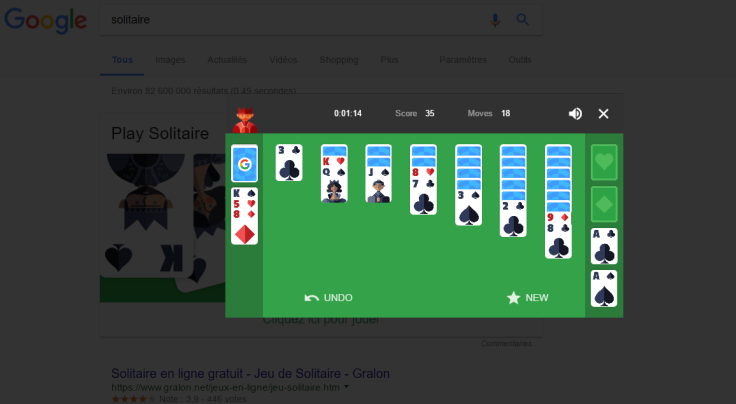 solitaire game google